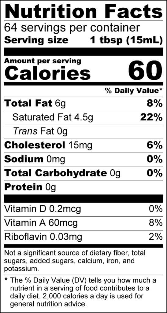 Heavy Cream Nutrition Homestead Creamery